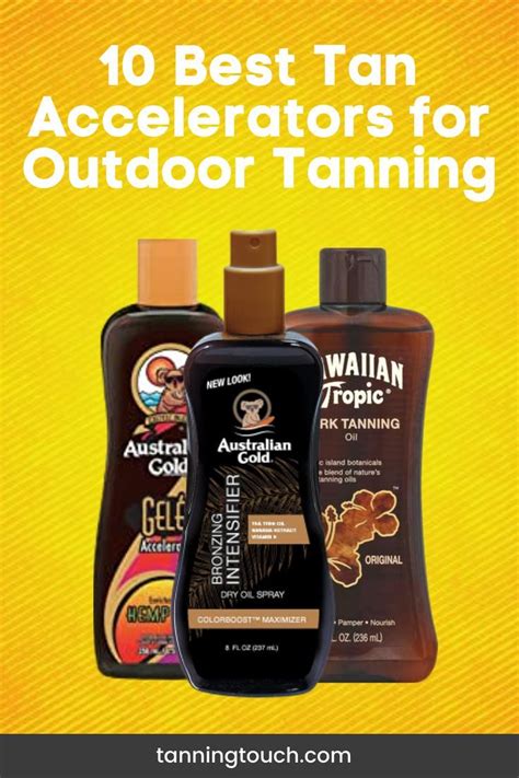 best tan accelerator for outdoor tanning.